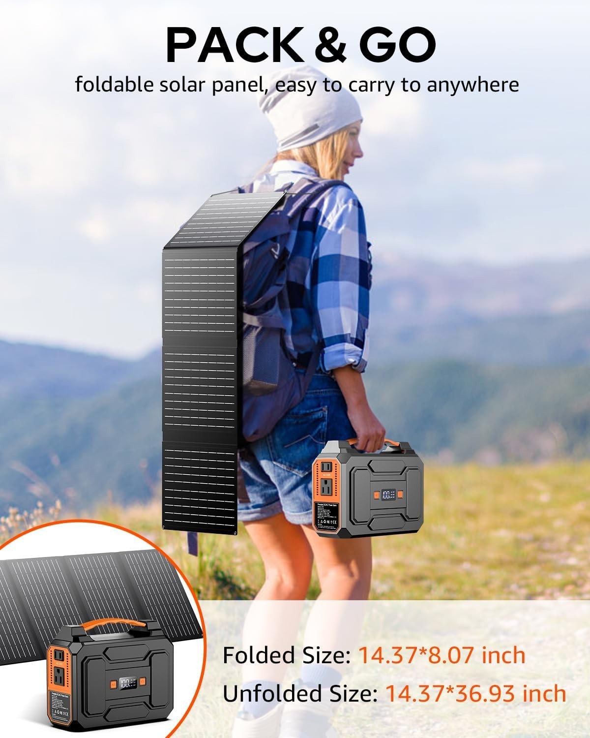 Portable Solar Generator for Outdoor Adventure