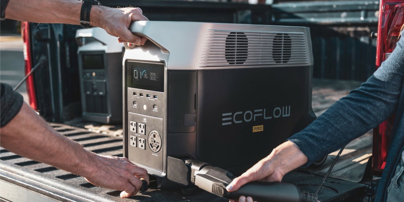 EcoFlow DELTA Pro 3600Wh Portable Power Station+400W Solar Panel Solar Generator