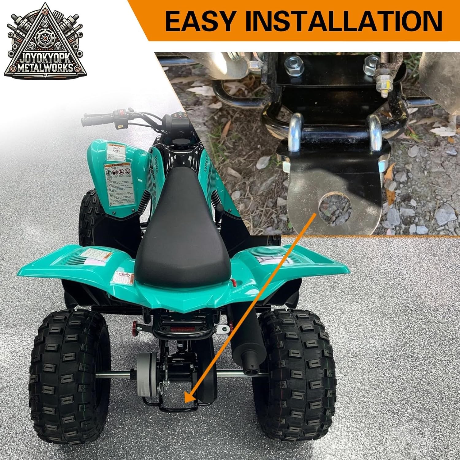 Hitch Tightener for Yamaha Grizzly Raptor 90 110 – Heavy Duty Anti Rattle Tow Cl