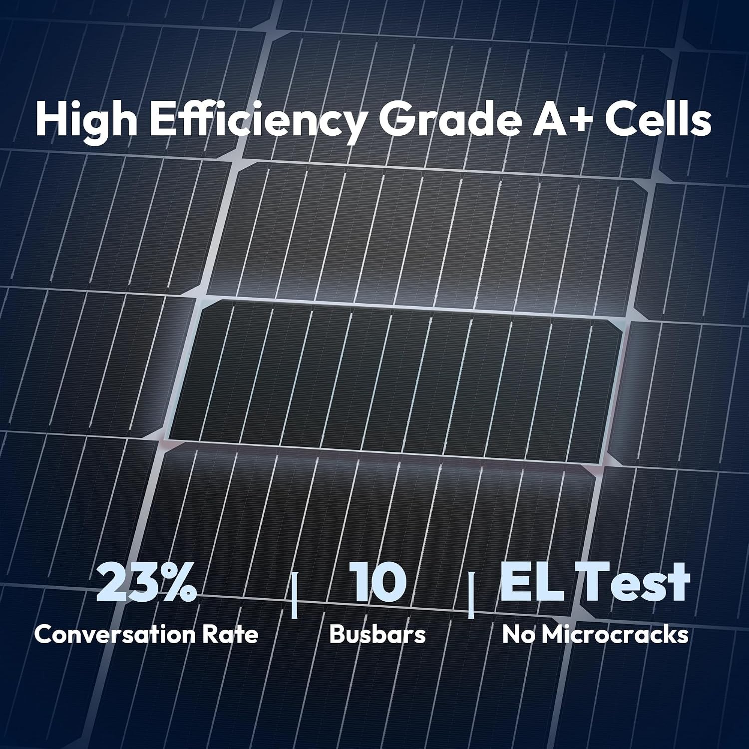 200 Watt Solar Panels 12V 100W Solar Panel 2PCS,10BB Monocrystalline 23% High