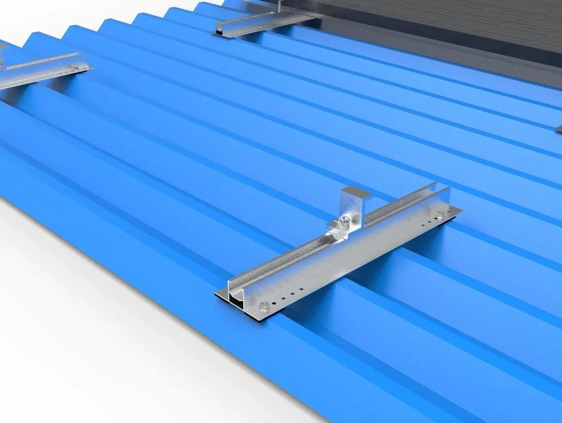 Solar PV Panel Mounting Rail Aluminium Roof Fixing End/Middle Clamp