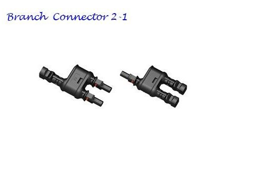 PV Solar Branch Connector, 1000v, 2 to 1 (MMF+FFM), brand new shipping from USA