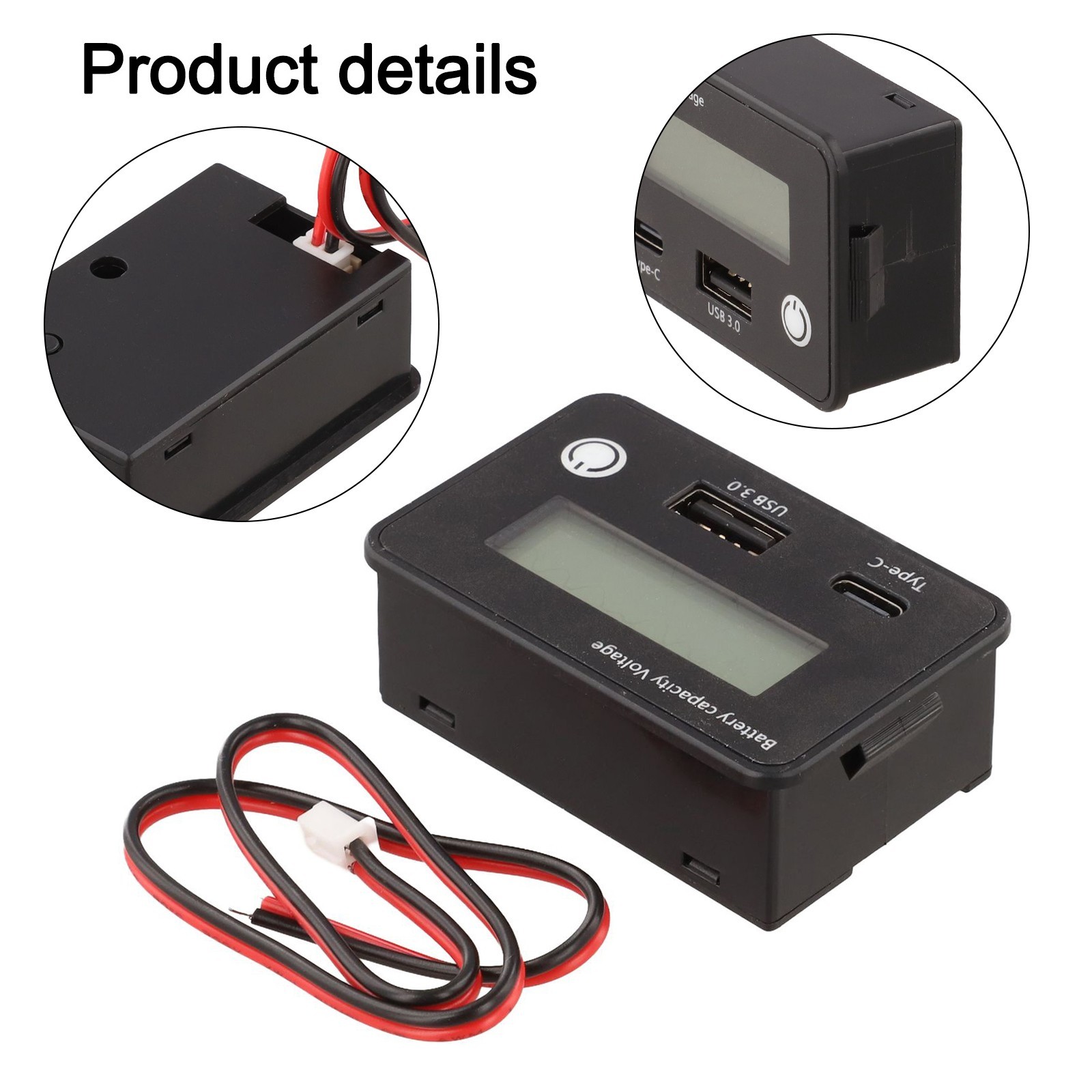 DC8 30V Voltage Battery Capacity Indicator for Car and Motorcycle Application