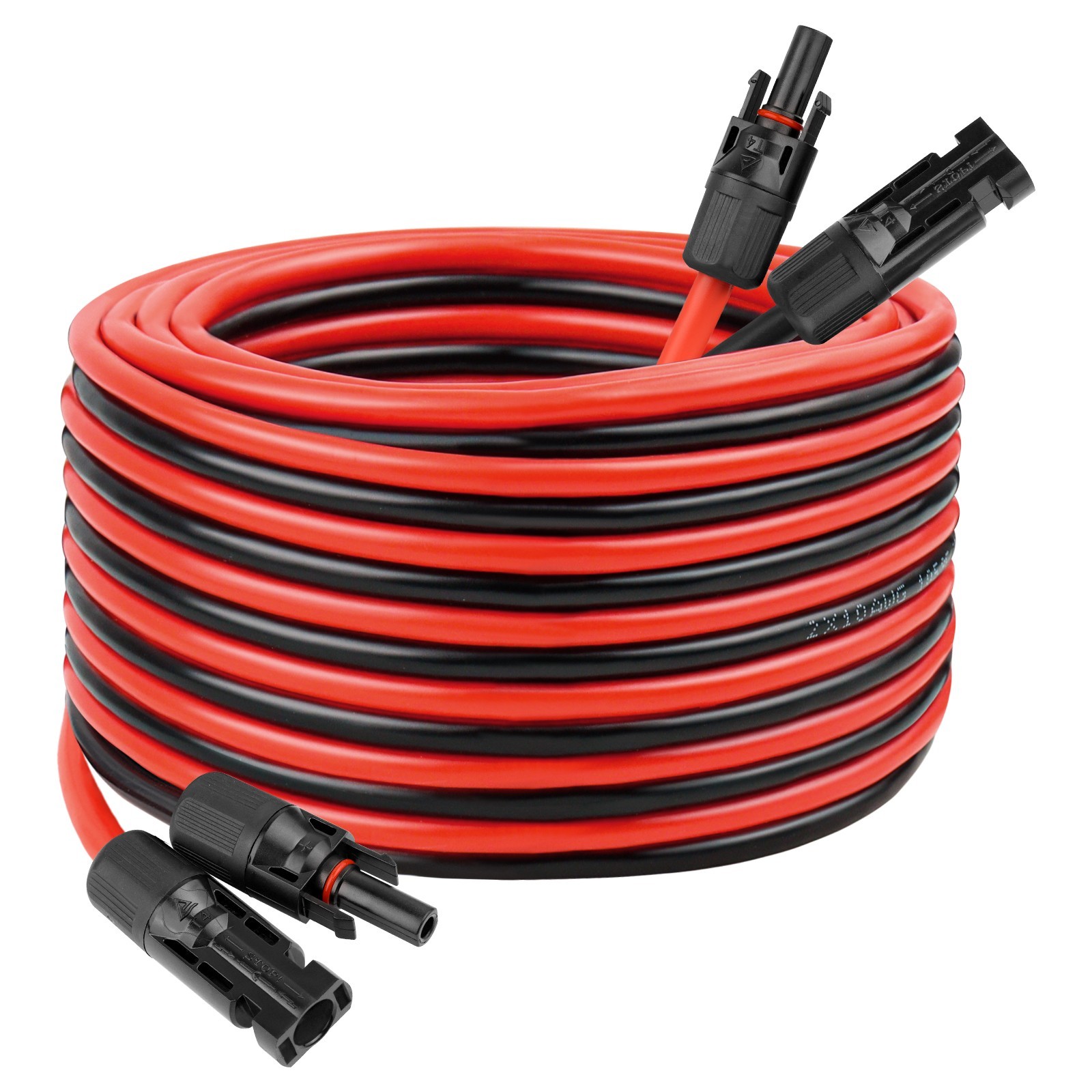30FT 10 AWG Solar Extension Cable, Flexible Tinned Copper Wire for RV, Boat, Out