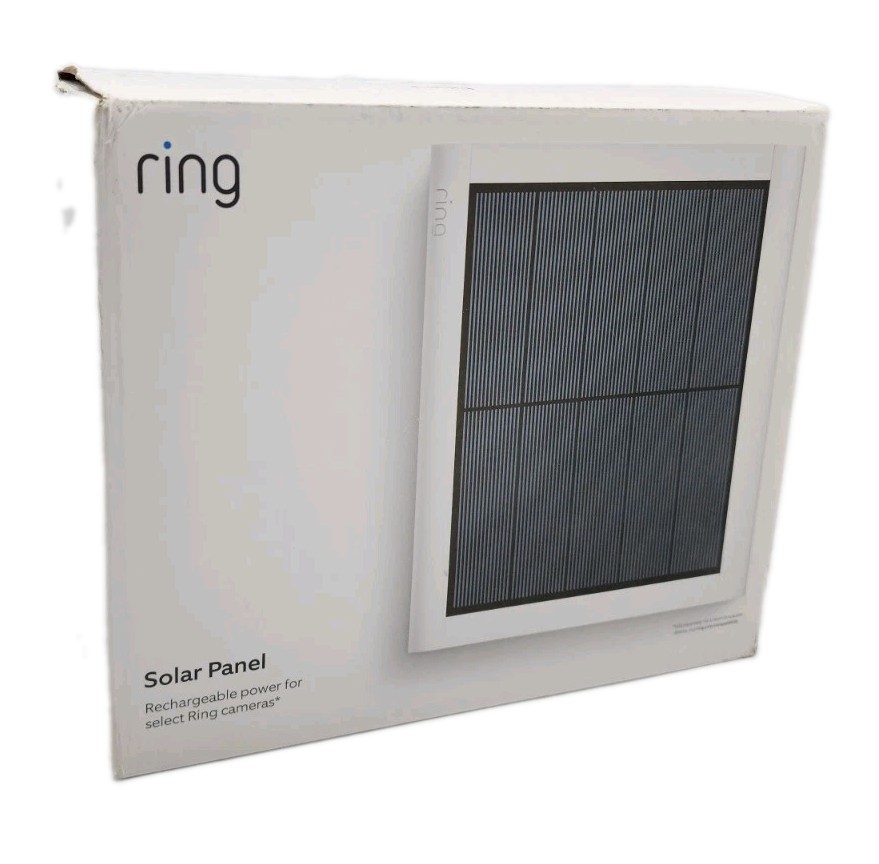 Ring 2nd Generation 4W White Solar Panel for Select Ring Security Cameras