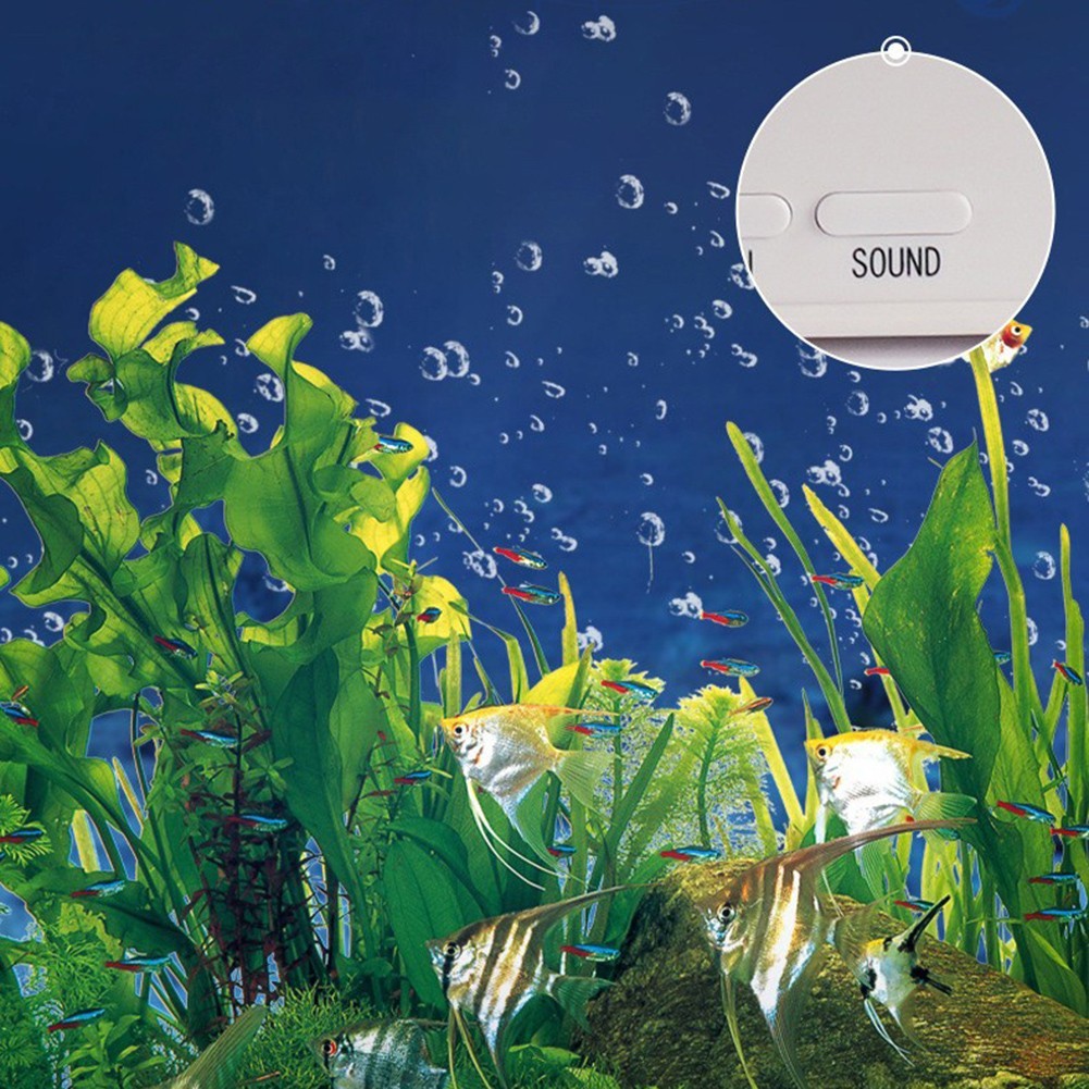 LED Desk Lamp Fish Tank with Smart Alarm Clock and Water Circulation System