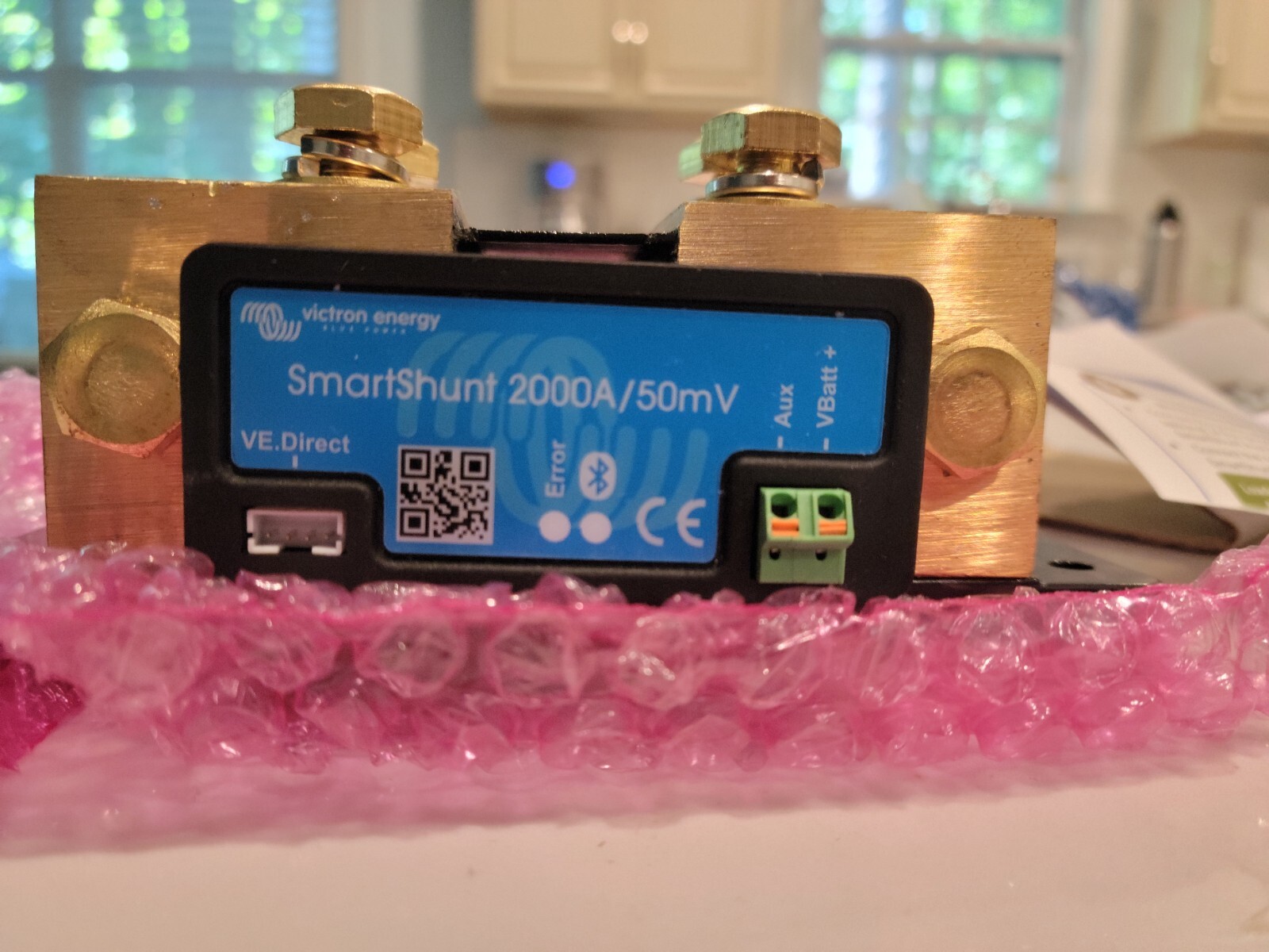 Victron SmartShunt 2000A/50MV IP65 Bluetooth Battery Monitor [SHU065220050]