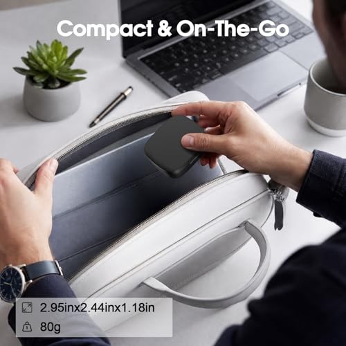 Charging Case Compatible with Oura Ring Gen 5, 4 & 3, 1000mAh Portable Travel