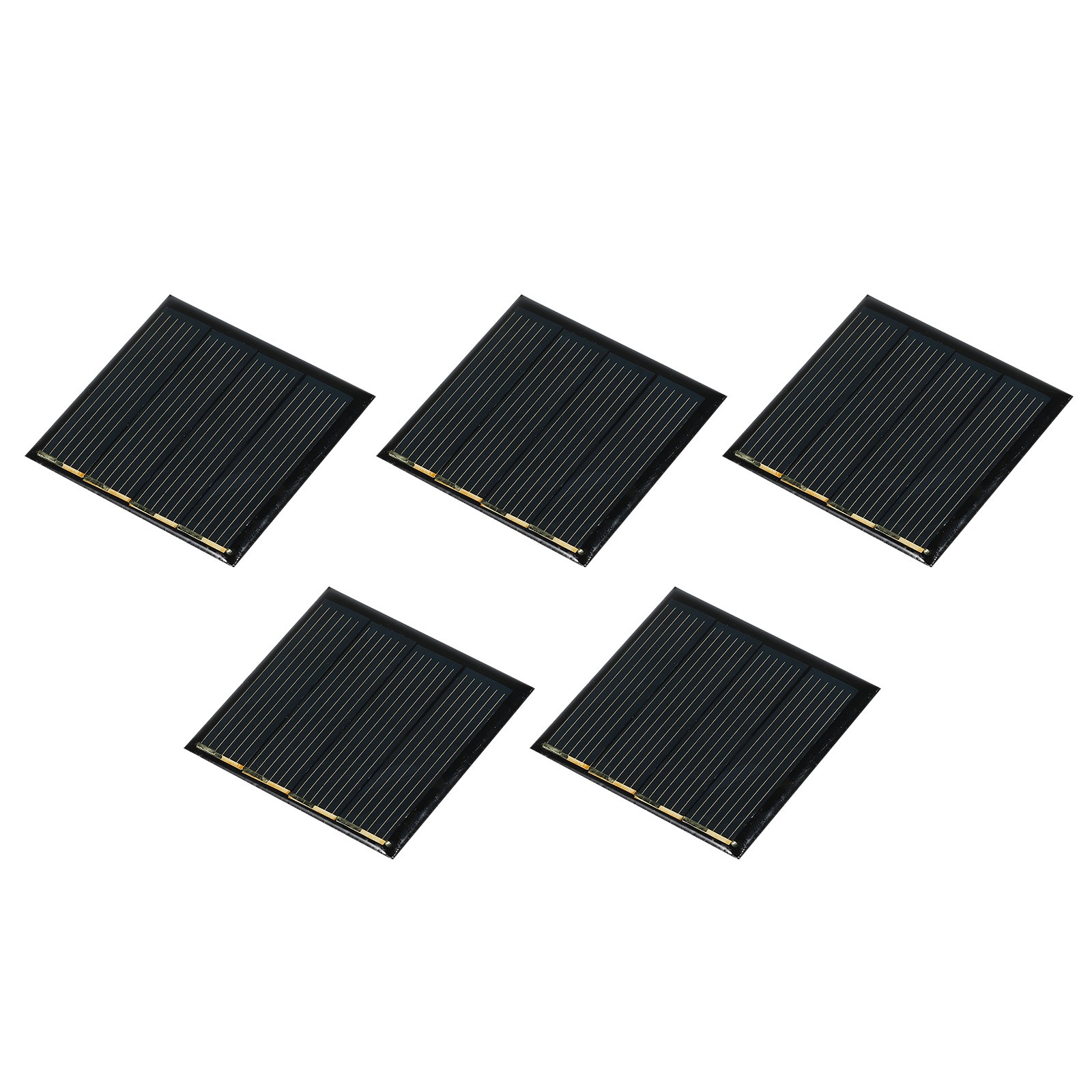5Pcs Mini Solar Panel Cell 2V 110mA 0.22W 44mm x 44mm