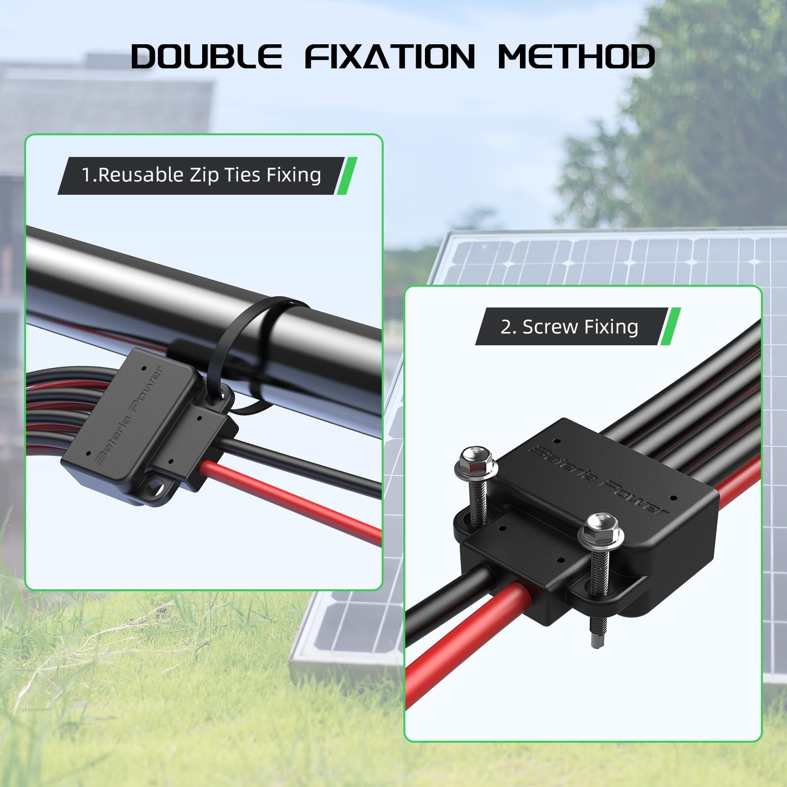 Solar Y Branch Connectors 30A 1000V DC Parallel Cable 2PCS – Connect 4 Solar