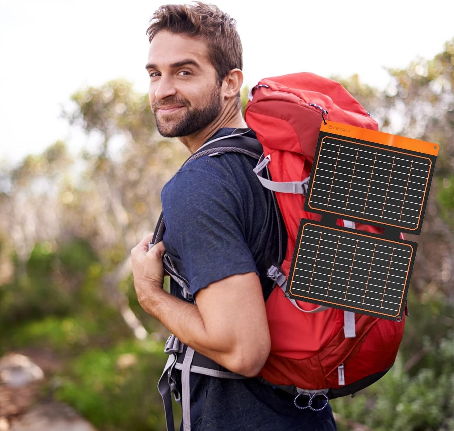 20W High Conversion Solar Panel with Dual USB Outputs for Smart Devices