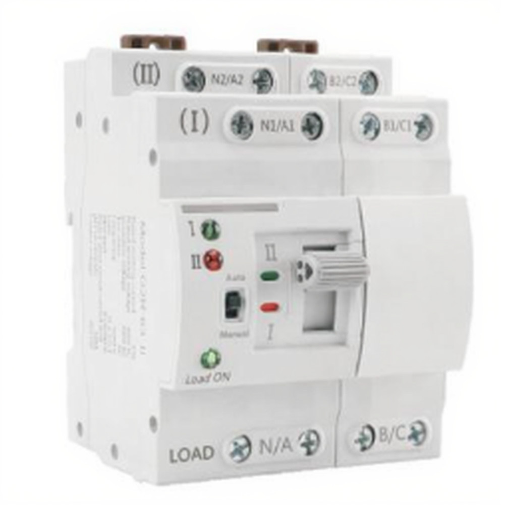 Dual Power Automatic Transfer Switch 2P/4P IP30 Rated for AC220V Systems
