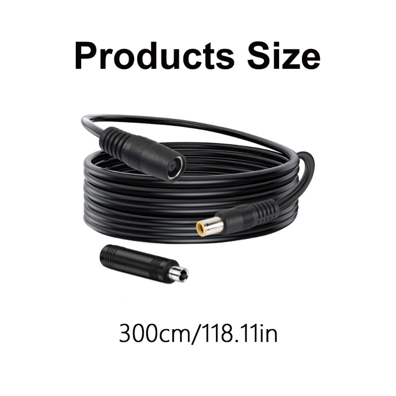 14AWG DC7909 Solar Generator Extension Cord Female to Male Cable for Outdoor