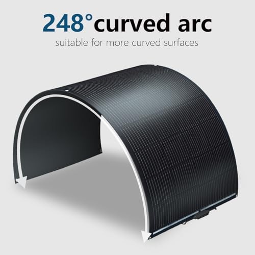 Flexible Solar Panel 200 Watts Monocrystalline Fiberglass Solar 200 watts