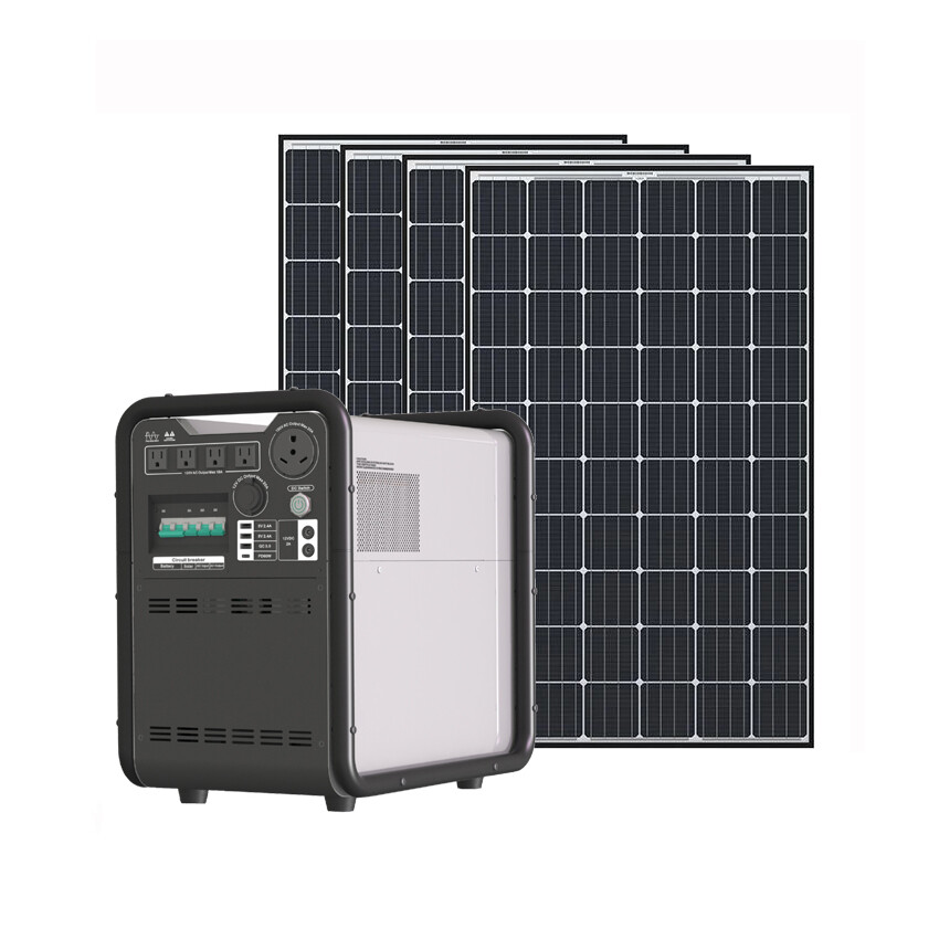 Hysolis 3KW Solar Generator with 4.5 KWh lithium battery all-in-one plug & play
