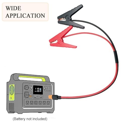 XT60i to Alligator Clips Terminal Cable, More Than 8A, 10AWG Extension 2FT