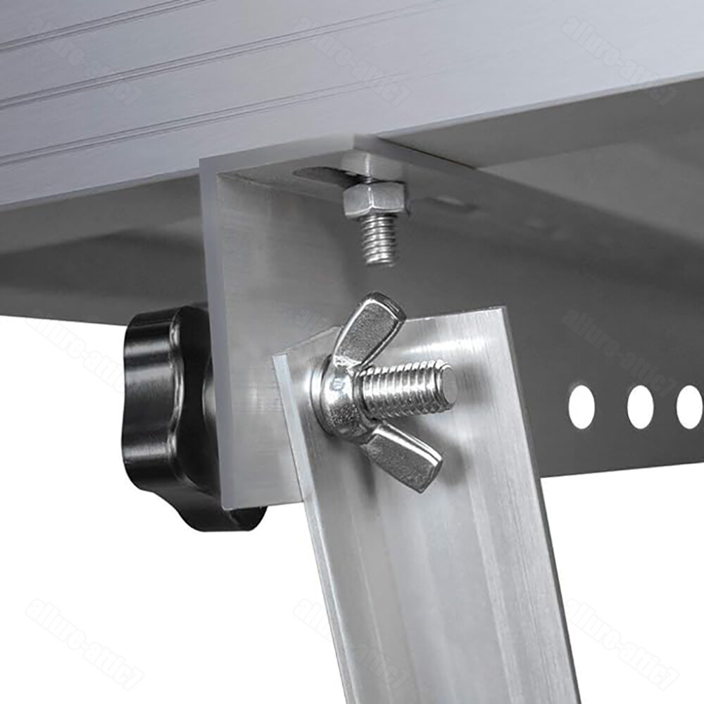28″ Solar Panel RV Tilt Mount Brackets Ground Roof Flat Surface Adjustable Frame