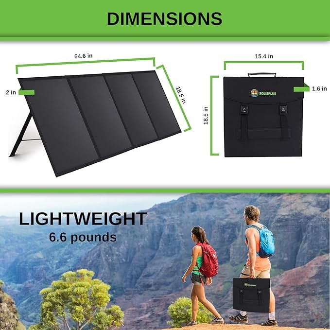 100 Watt Portable Solar Panel 1 Pack