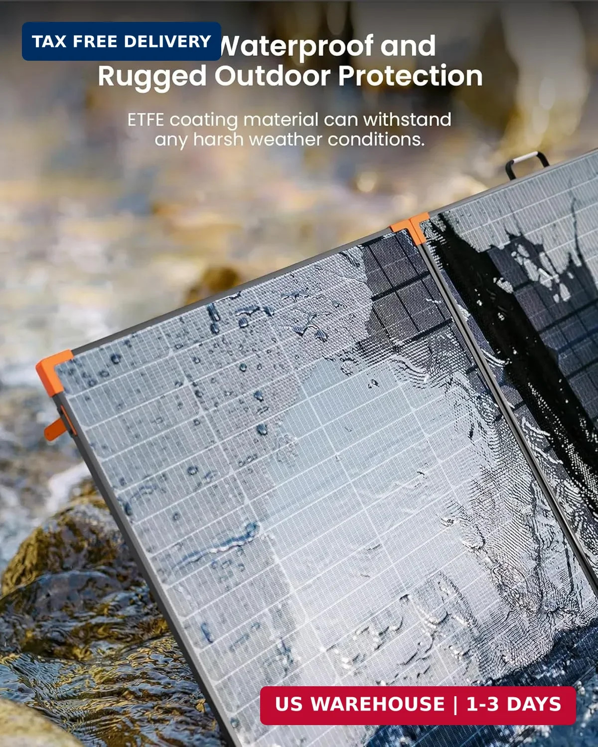 ZOUPW 450W Portable Solar Panel – 38V N Type IP68 Waterproof Foldable