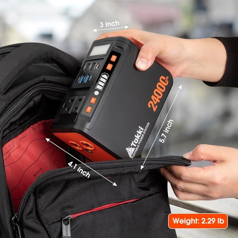 Portable Power Station 88.8Wh Fast Charging Camping Generator 8 Outputs New