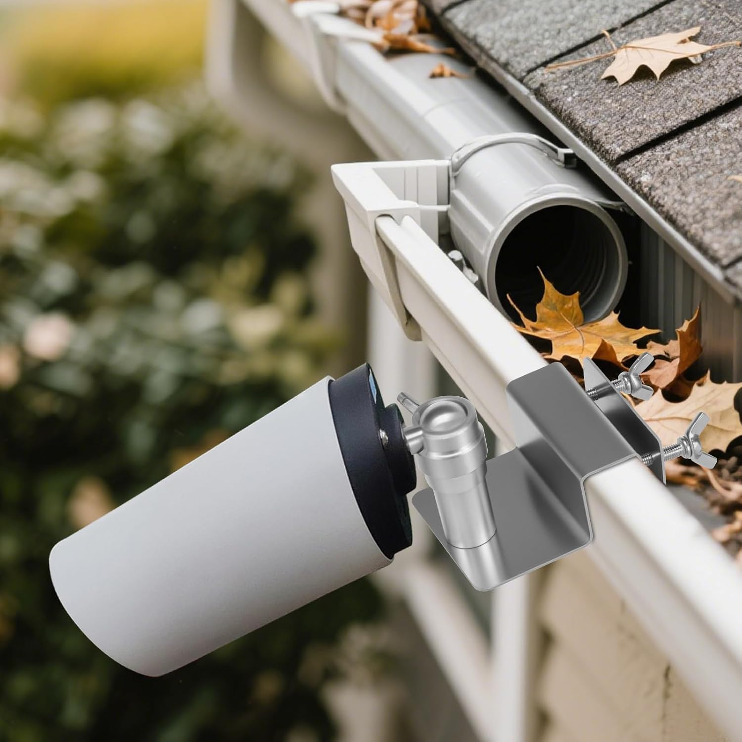 2Pcs Gutter Mount for Arlo, Eufy, Reolink, Aosu, Pro3 Solar Panels That Use 1/4″