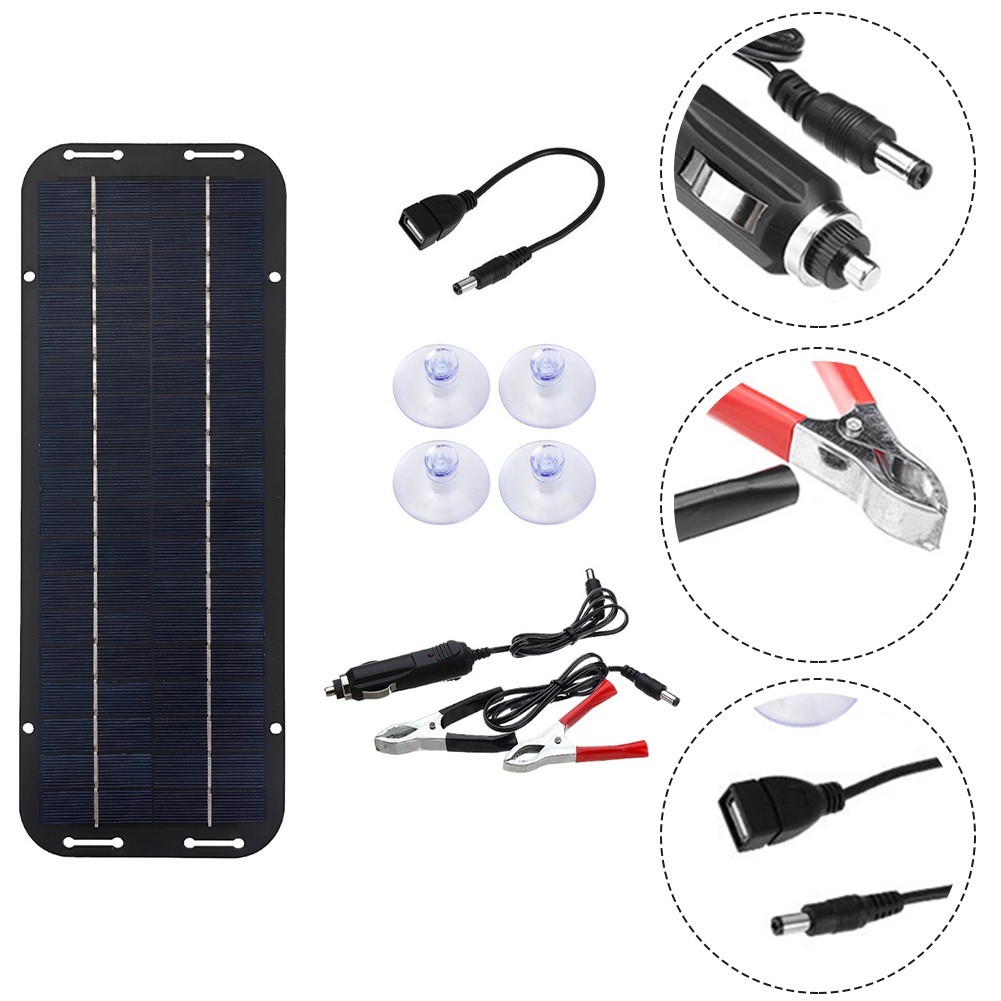 Motorcycles Solar Panel Kit Car RV Wide Application Low Light Conditions