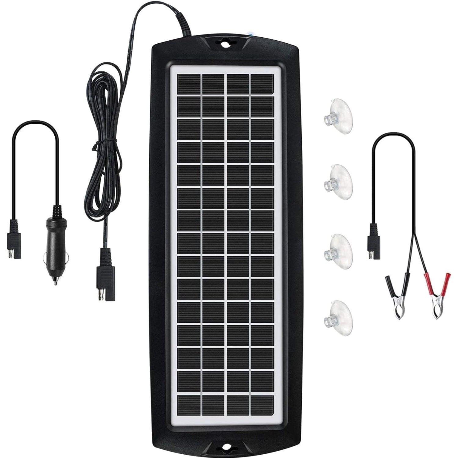 12V Solar Battery Maintainer with Built-In Diode – Compact & Lightweight