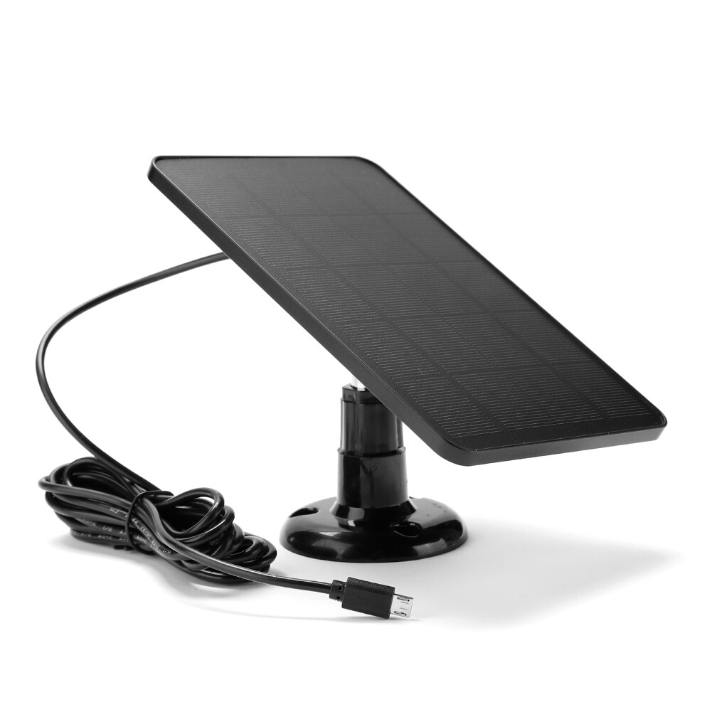4W 5V Solar Cell Panel Charger USB for EUFY Security Camera Home Light Doorbell