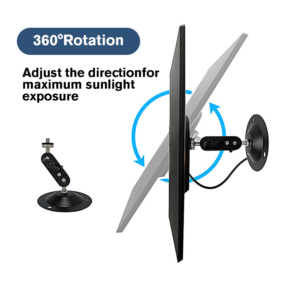 30W Solar Panel For Security Camera Solar Cell Charger USB Type C Waterproof