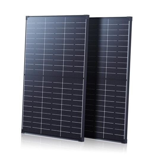 240W Solar Panel (2x120W) N-Type Bifacial 12V- 25% High 120W (2-Pack)