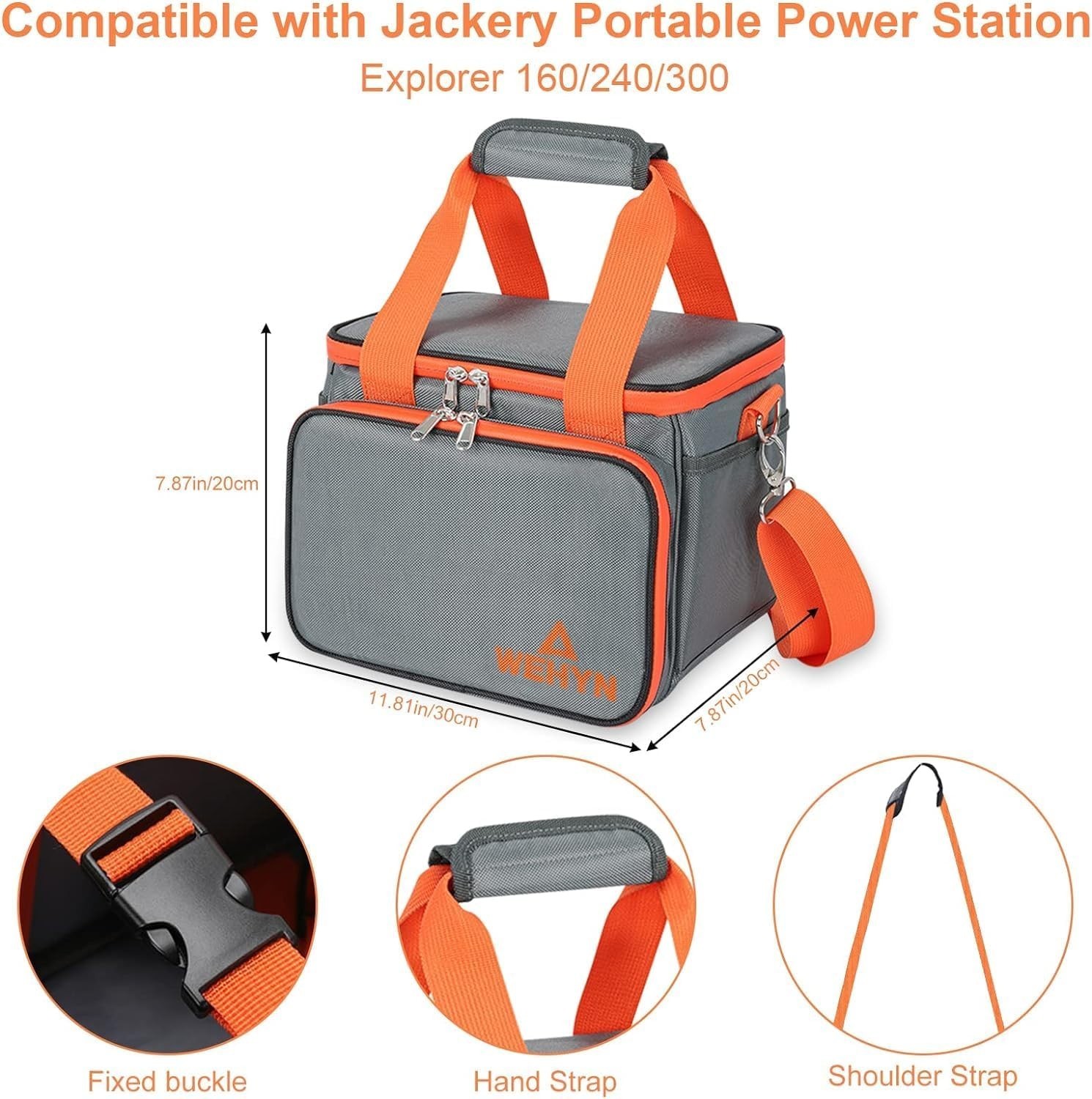 Carrying Bag Compatible with Jackery Explorer160/240/300, Portable Power Station