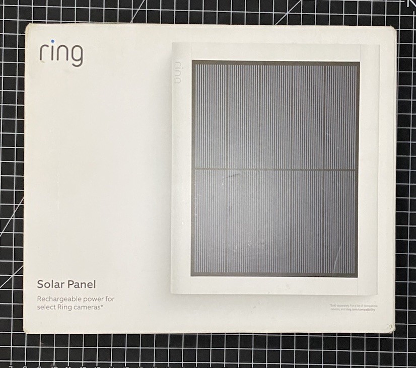Ring 2nd Generation 4W Solar Panel for Select Ring Security Cameras – White