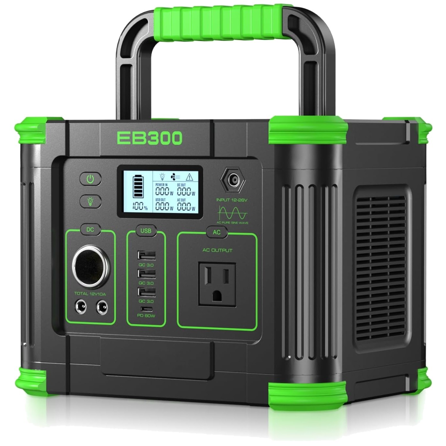 Portable Power Station 330W – Solar Generator Blackout