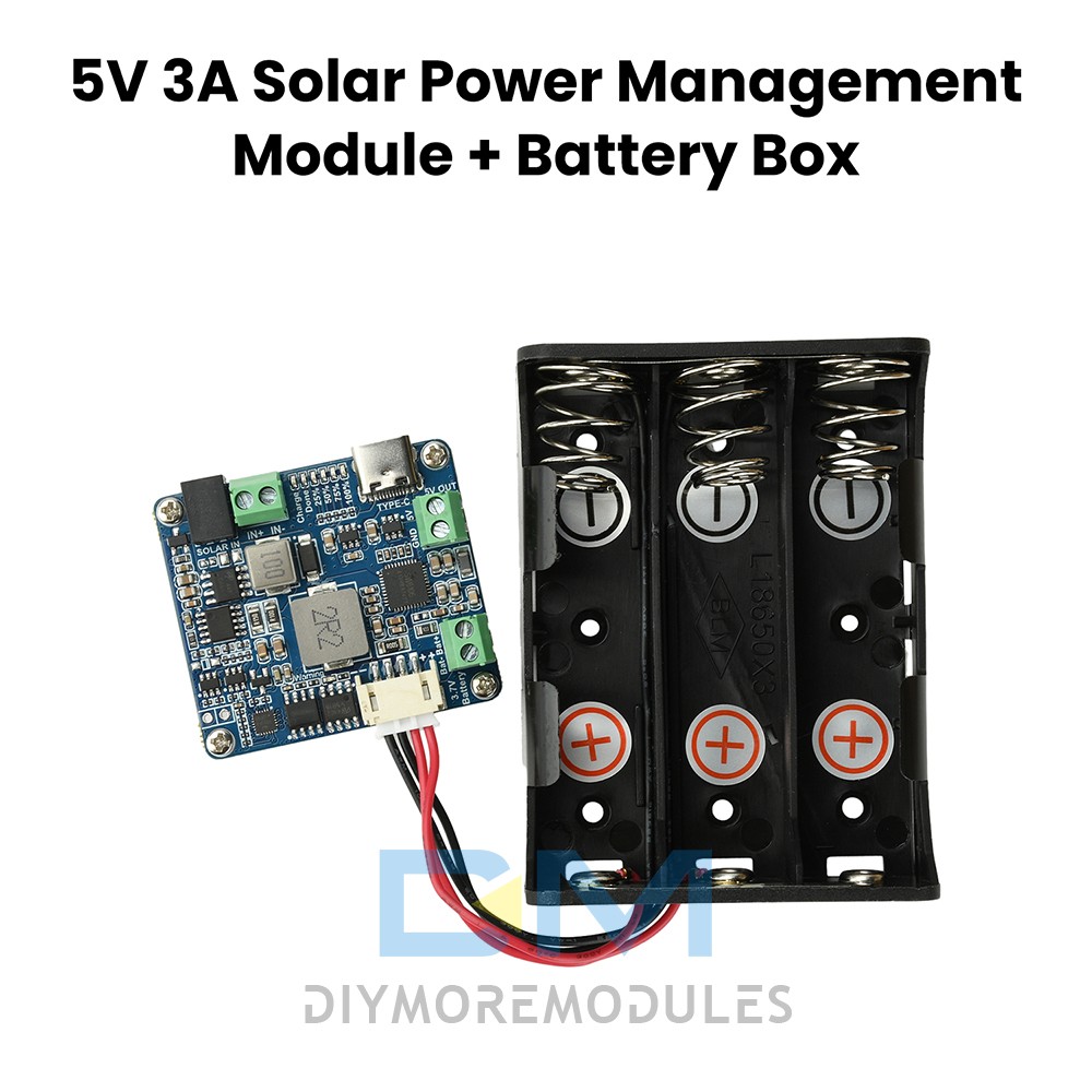 6-24V Solar Panel Power Management Module 5V 3A MPPT PD QC FCP SFCP Type-C