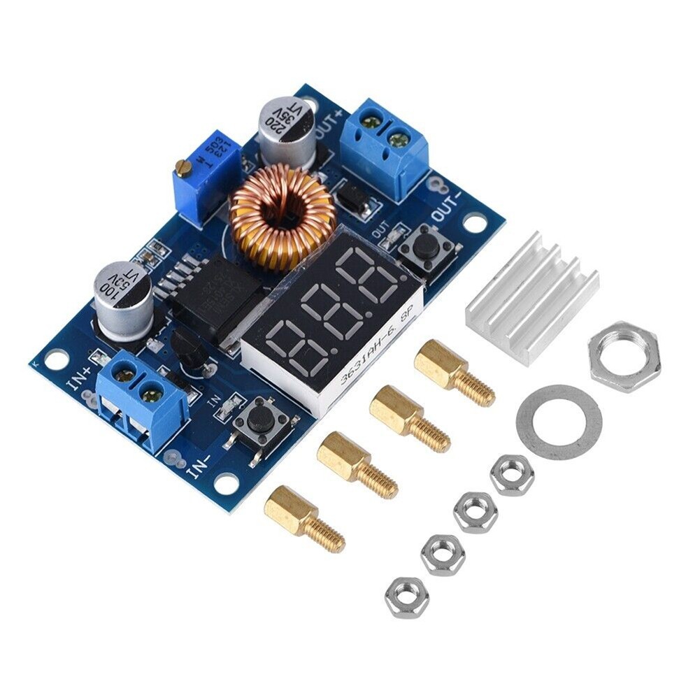 XL4015 LED 5A DCDC Voltage Step Down Reduce Converter Volt meter With Display