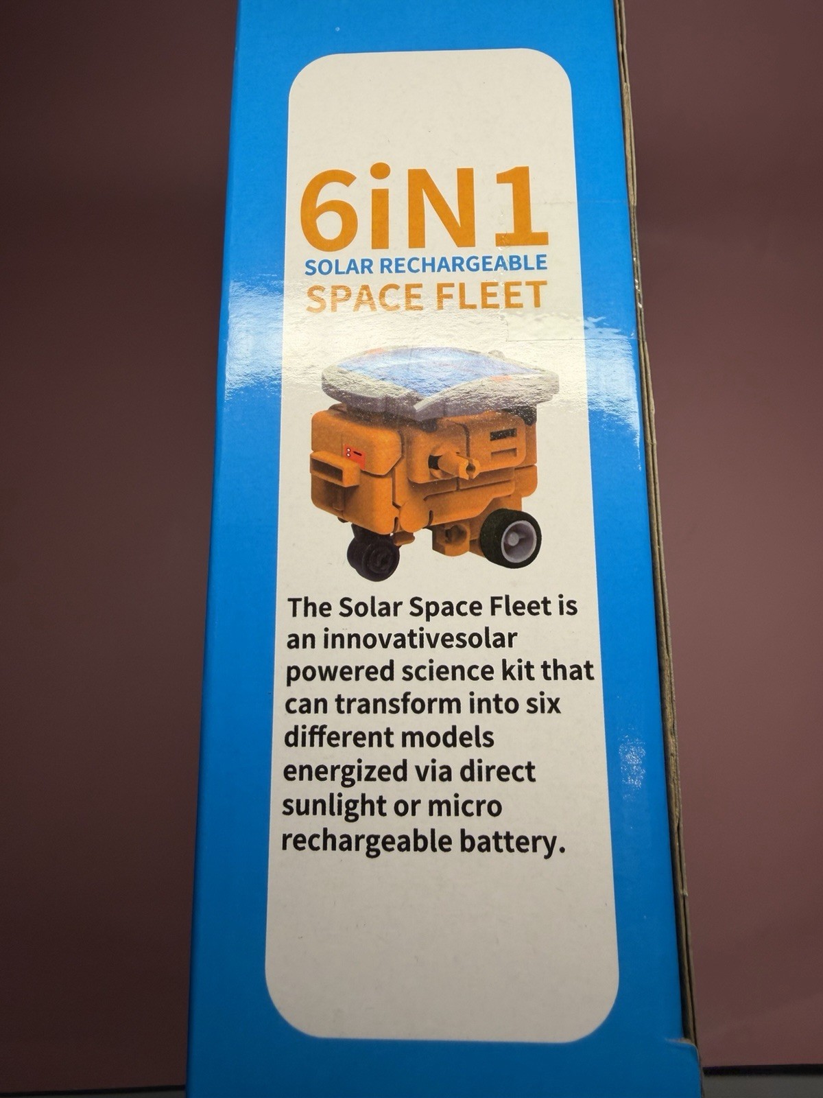 Watudou Blue Space Fleet 6 In 1 Solar Rechargeable  Brand New