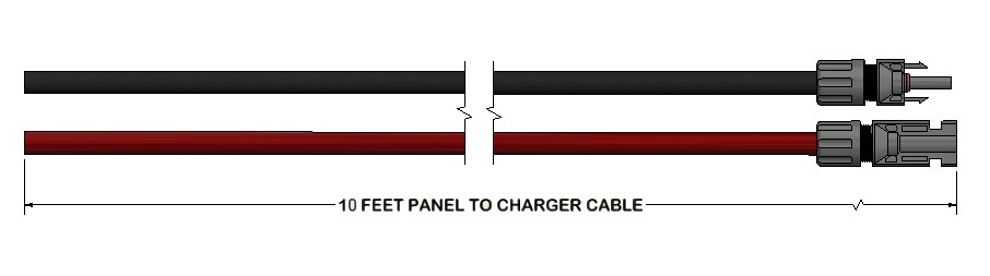 (600W Watt per day) 100W System for off-grid battery charging 12-v volt RV