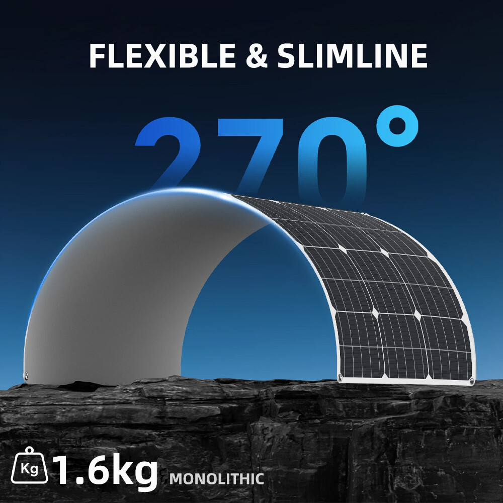 600W 300Watt 12V Solar Panel Monocrystalline Flexible for Marine RV Boat Camping