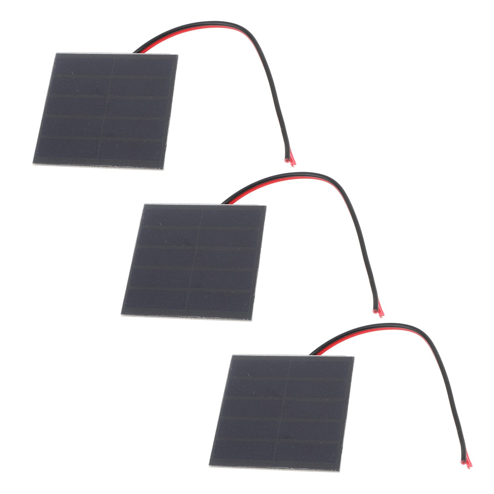 ˜3 Set Small Solar Panels Professional 1W Monocrystalline Silicon High Effici
