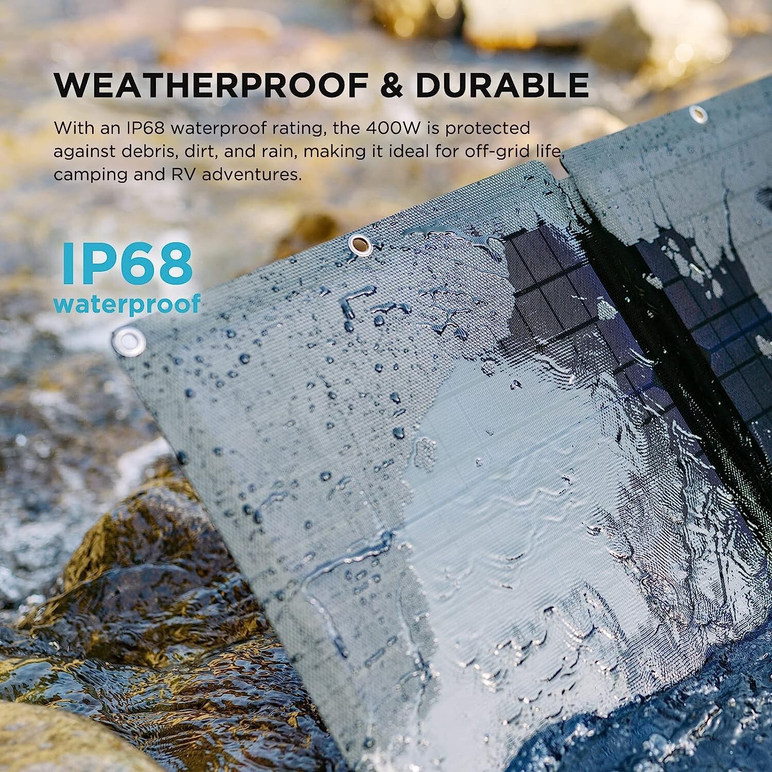 EcoFlow 400W Portable Solar Panel Foldable Solar Modules for Outdoor Camping