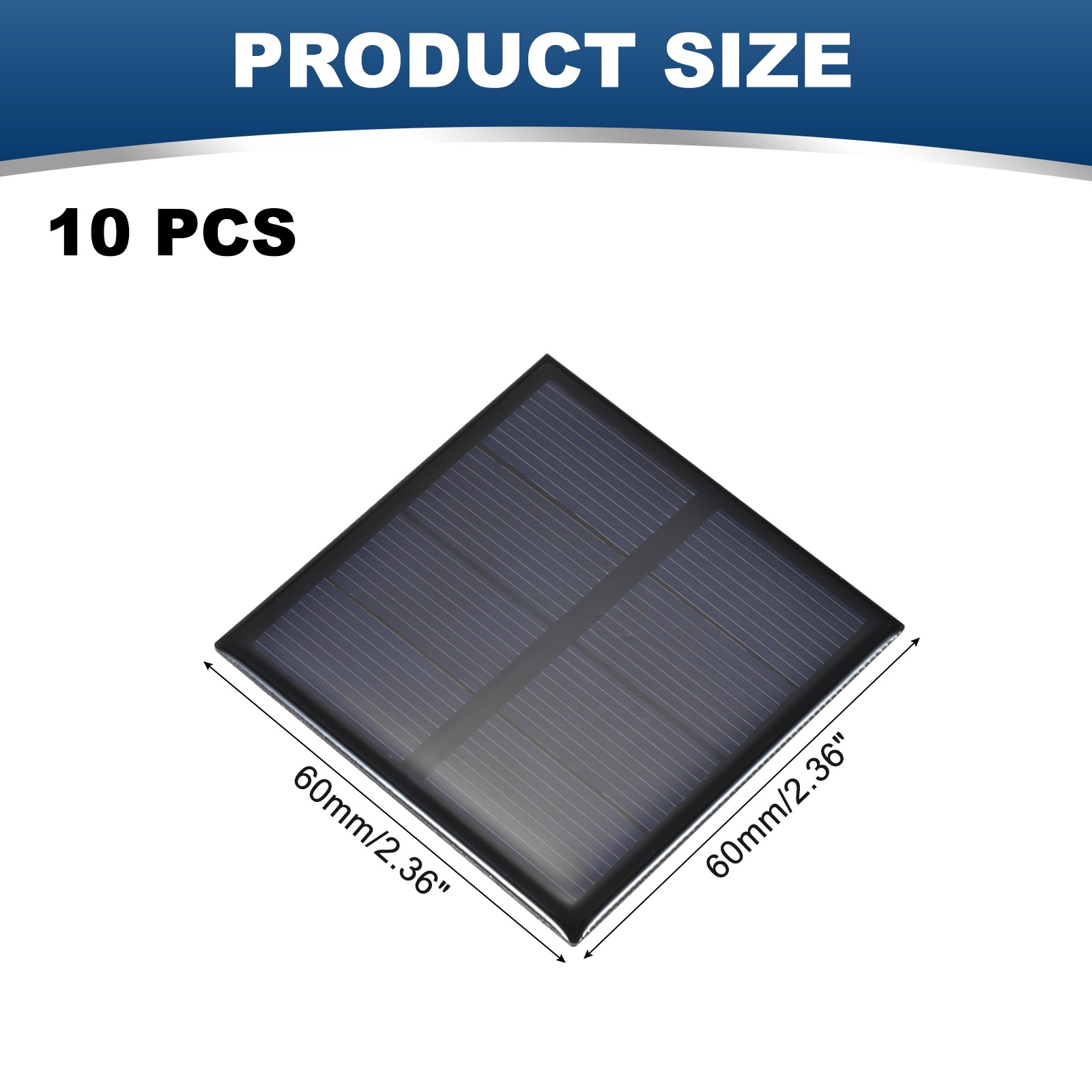 10PCS 2V 0.32W 0.16A Mini Solar Panels for Solar Power DIY