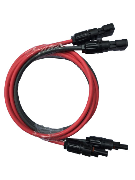 Pair Black+Red, 10 or 12 AWG, PC Solar Panel wire PV Connector, made in USA