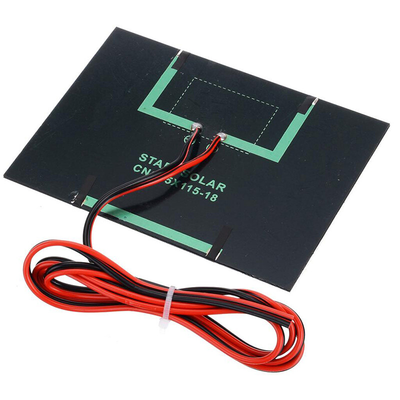 1/3/4/5/10 Pcs 12V 1.5W DIY Solar Power Cell Phone Charger Panel Outdoor Camping