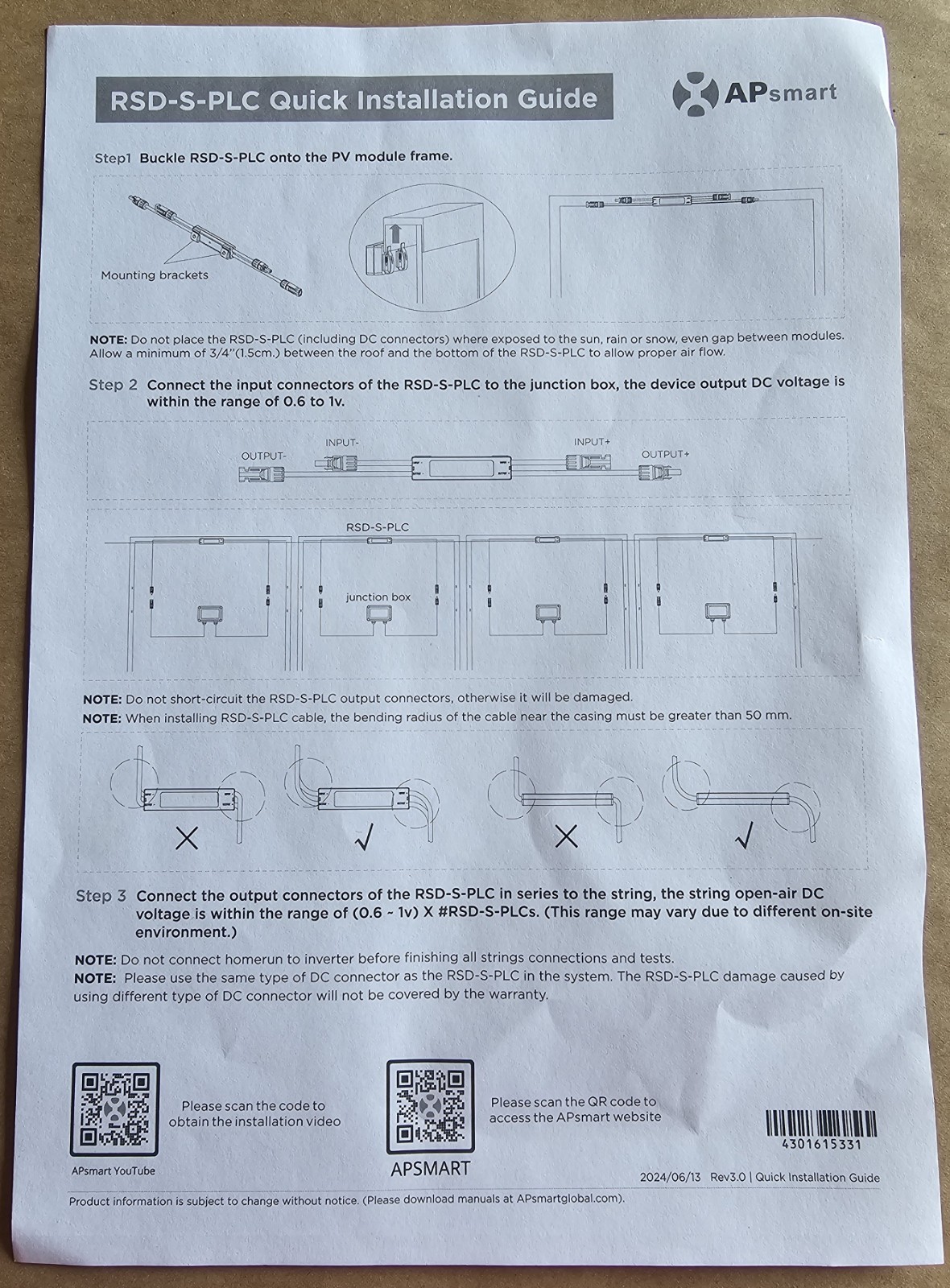 APsmart RSD-S-PLC(MC4) Rapid Shutdown Device for Solar Modules | Lot of 24