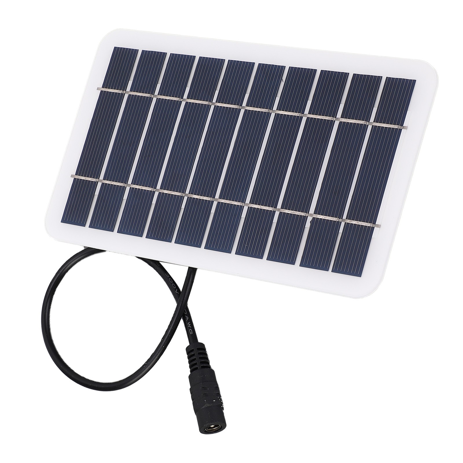 2W 5V Small Solar Panel Monocrystalline DC5521 Output Waterproof Dustproof PFWM