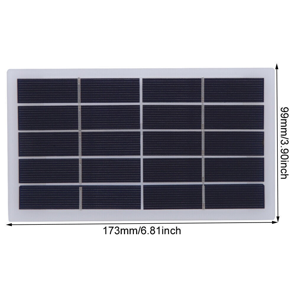 2W 5V Polycrystalline Silicon DIY Using Solar Panel Lightweight