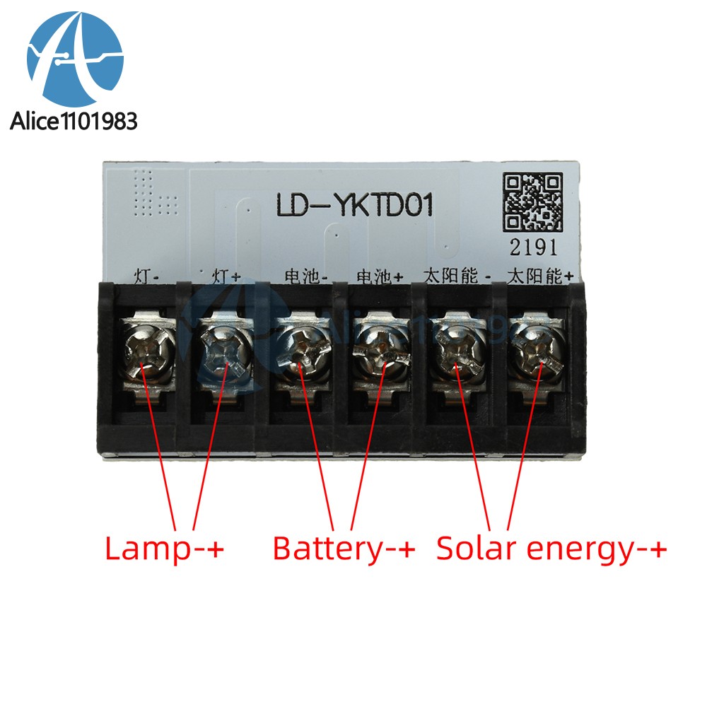 DC3-24V LED Automatic Solar Light Driver Control Board Solar Charging Controller