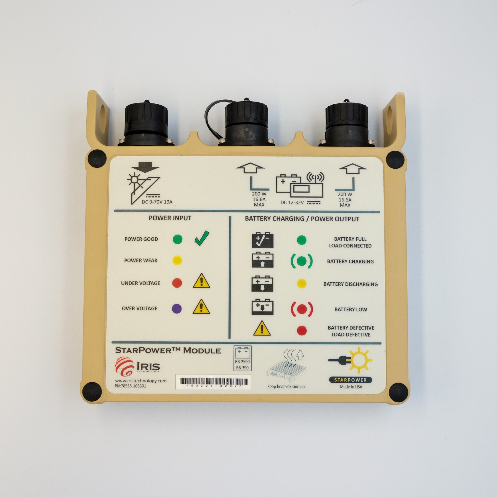 Portable Solar Kit with 2 Foldable Panels & Inverter, Iris Technology SPACES II
