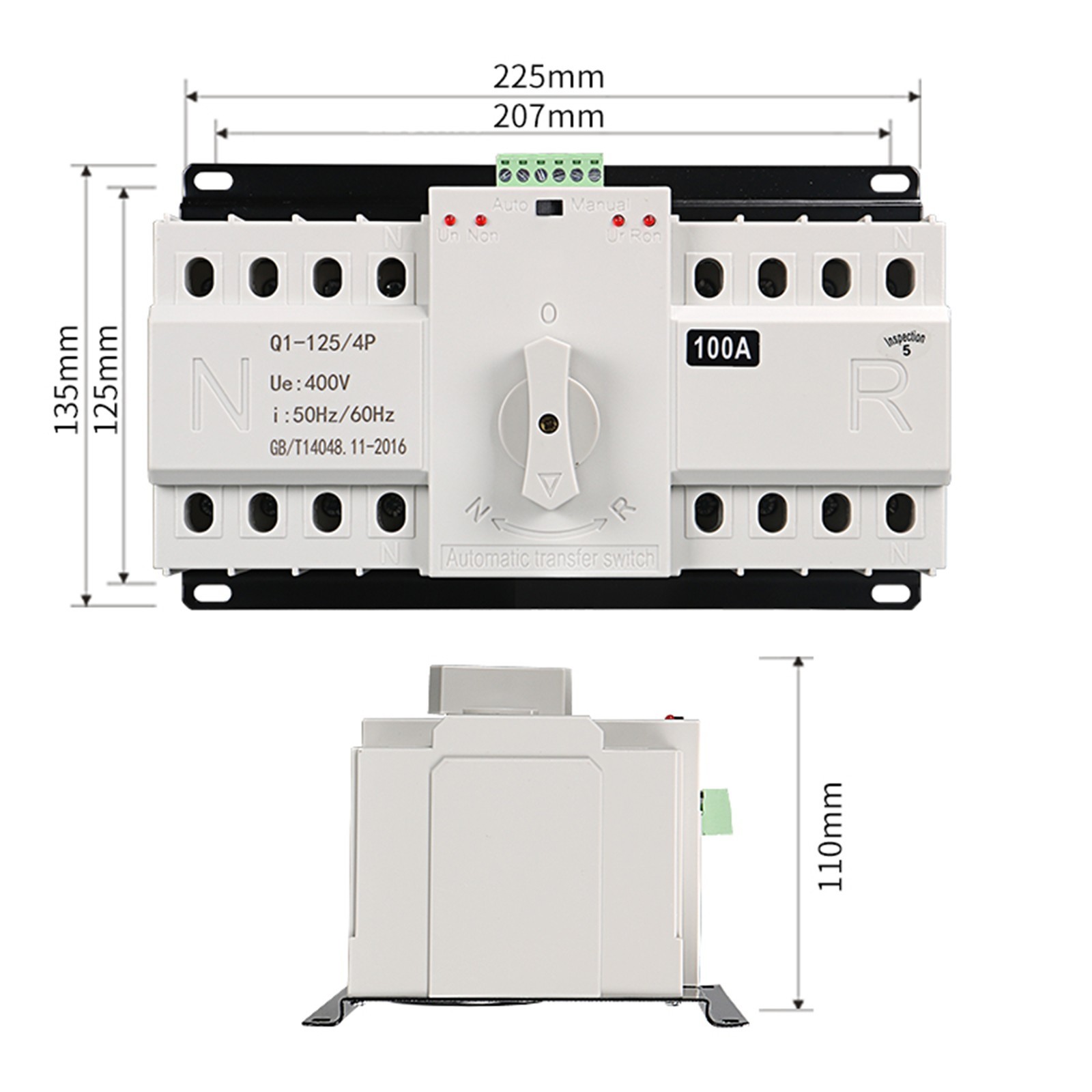 Mains Switch Power Switch Automatic Transfer Switch Millisecond Switching