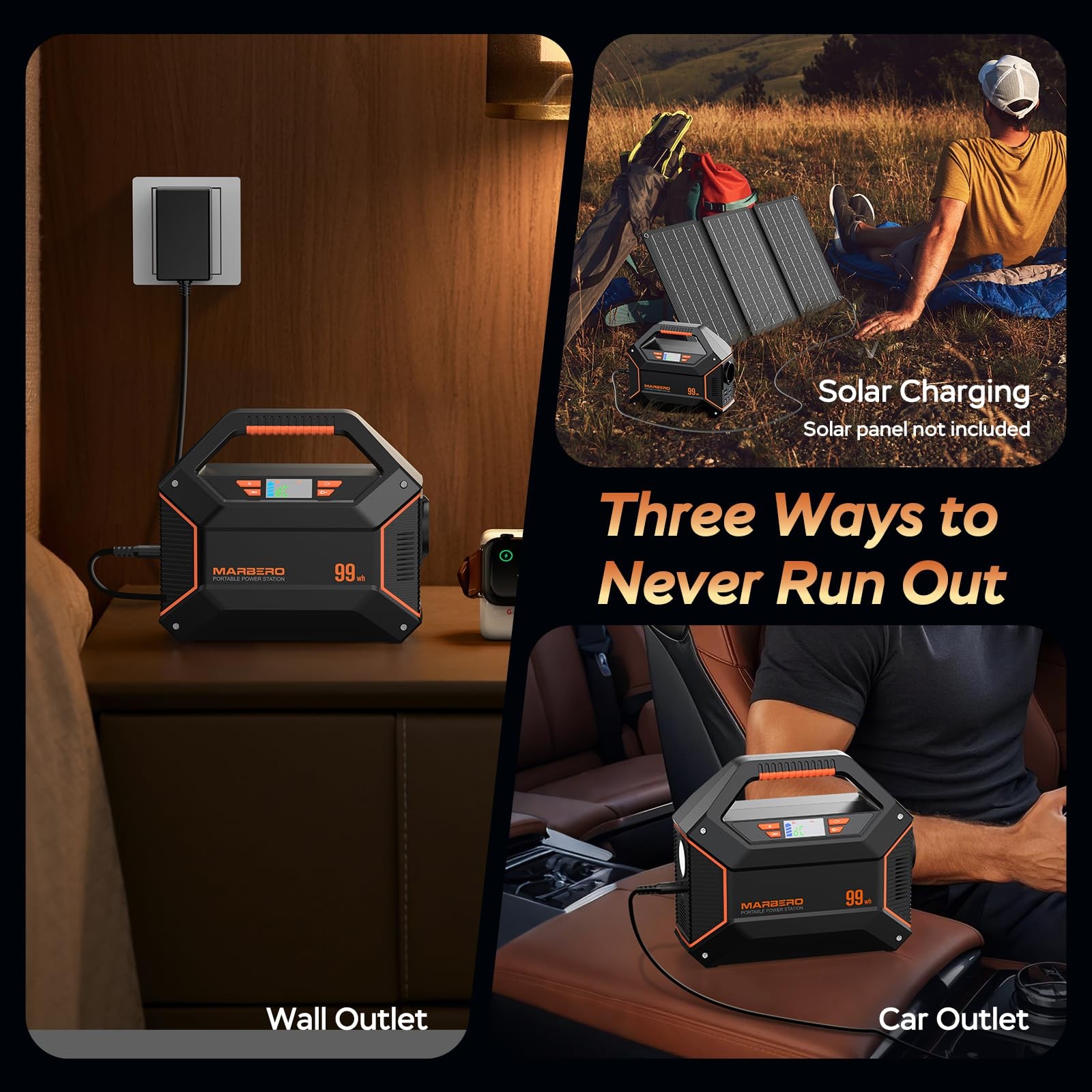 155Wh Solar Generator with Solar Panel Included 30W Portable Power Station 10…